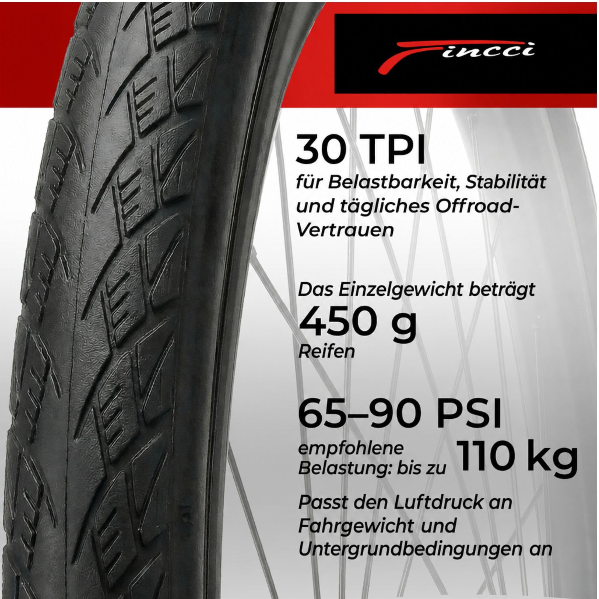 Fincci Fahrradreifen 28 Zoll Paar Kevlar 700x32c Reifen Roam Mantel 2er Set | Fahrradmantel 32-622 mit 1 mm Pannenschutz 30 TPI fuer Stadtfahren Gravel Reiserad Hybridrad Stadtrad und E-Bike 2er Pack