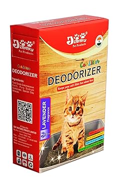 JiMMy Pet Products Cat Litter Deodorizer 1.2Kg (Lavender)