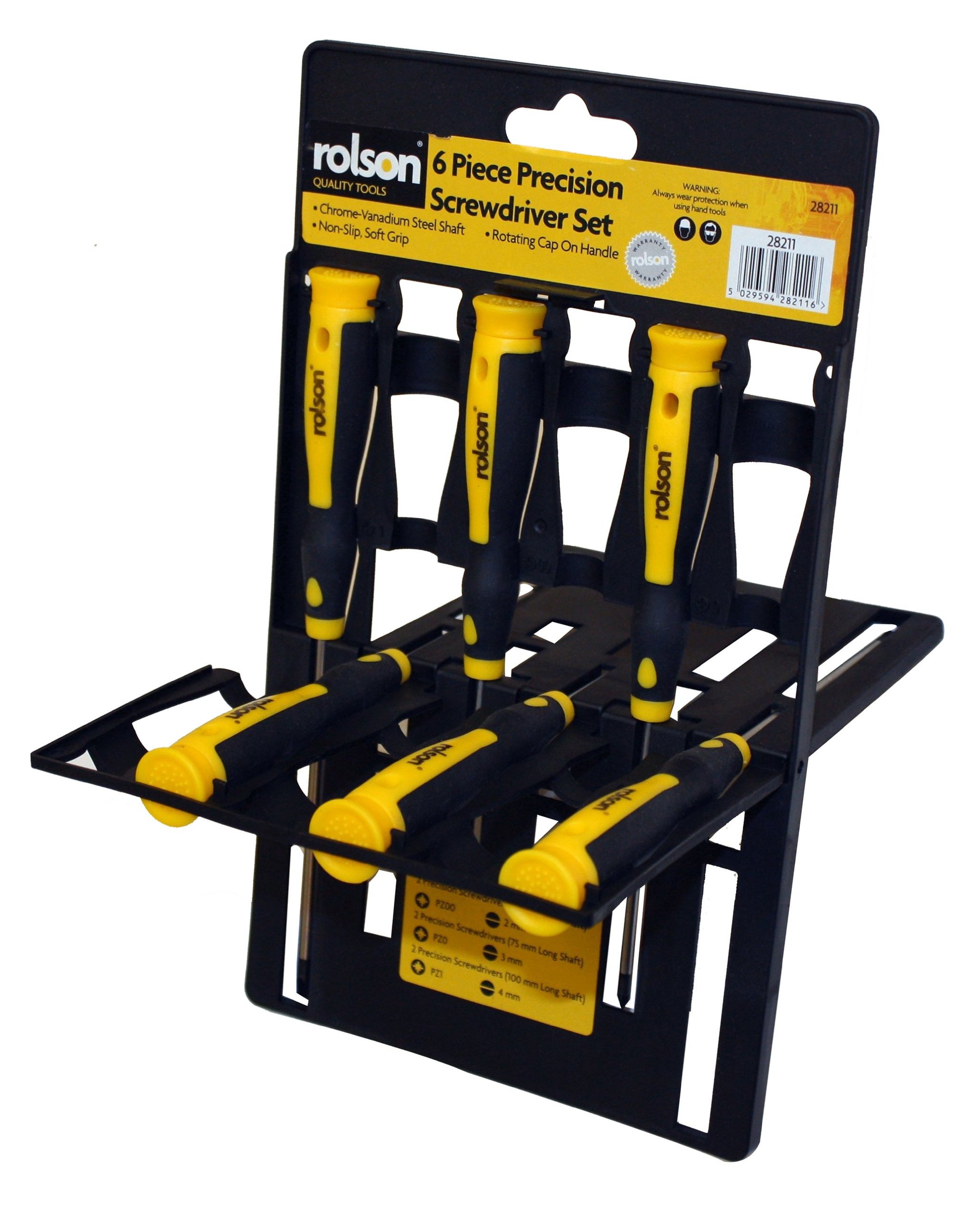 Rolson 28211 Precision Screwdriver - 6Pc