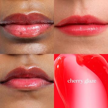 Hello Sunday SPF 50 Trio | Lip Balm Cherry Glaze 15ml + Face Moisturiser 50ml + Vitamin C Serum 30ml | Hydrating, Brightening & Daily UV Defense Skincare Set
