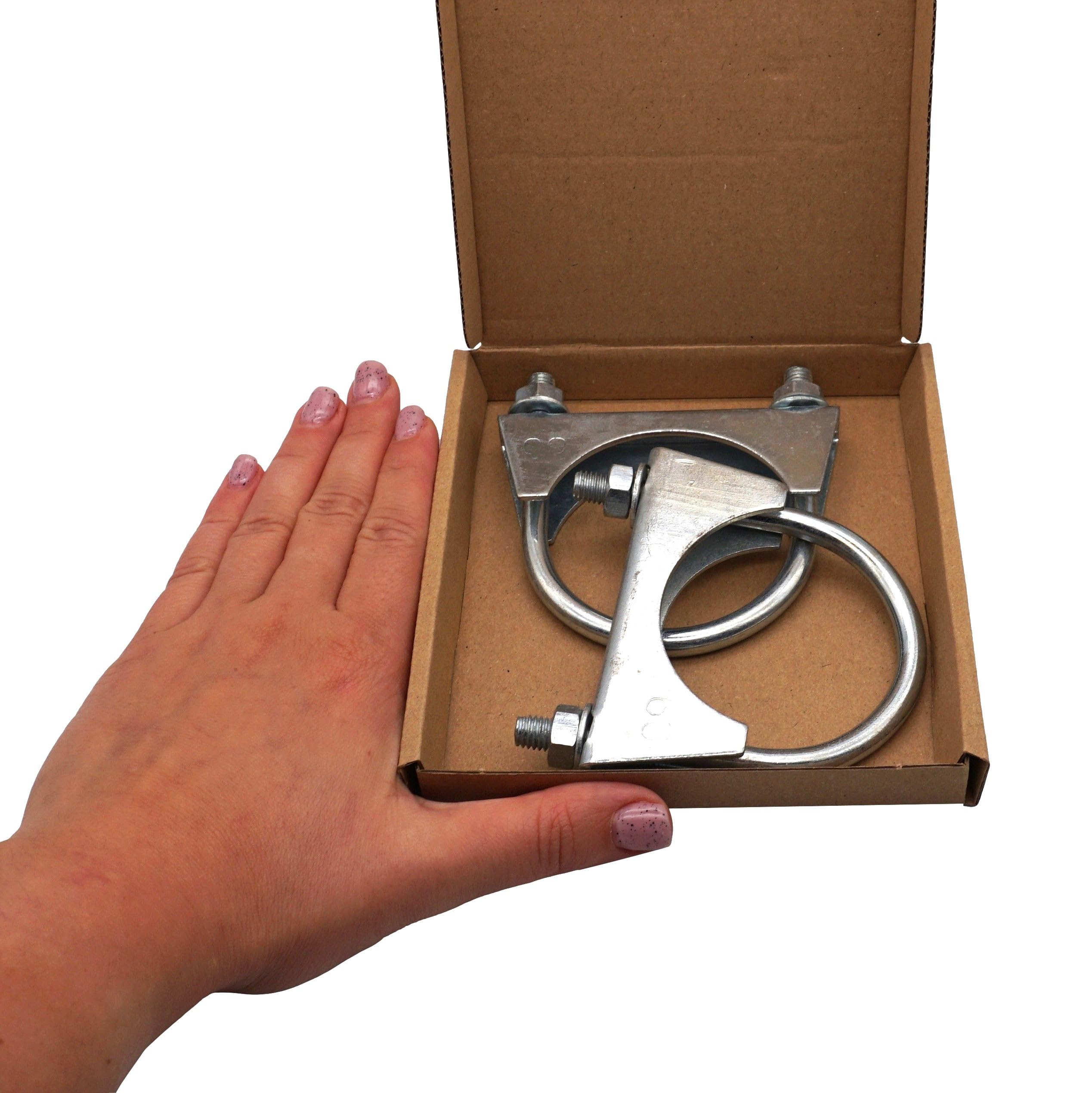 Fascette Stringitubo In Acciaio Zincato - 6 Pezzi Per Tubi Da 32mm, Morsetti A U Per Fissaggio - Foto 8