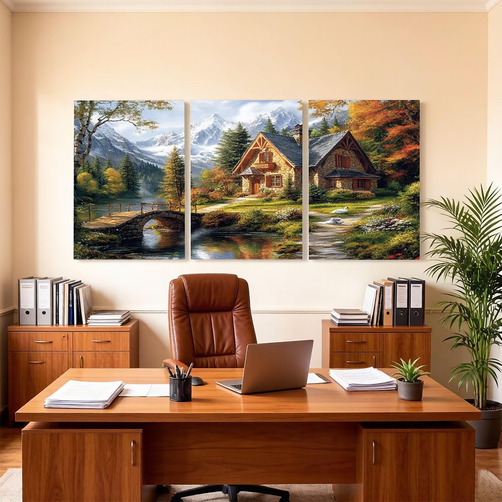 3 opakowanie 5D diamentowe drzewo malarskie, diamentowe malowanie numerami dla dorosłych, zestaw do haftu krzyżykowego malowanie diamentowe 60 x 90 cm x 3 szt., kreatywne hobby dorośli diamentowe