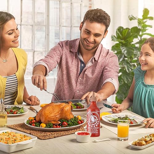 Miniatura 24 de Flying Goose Salsa dulce Sriracha de 24.6 onzas, salsa de chile dulce Sriracha de Tailandia, sin gluten y vegana, sabor original en botella, 24.6