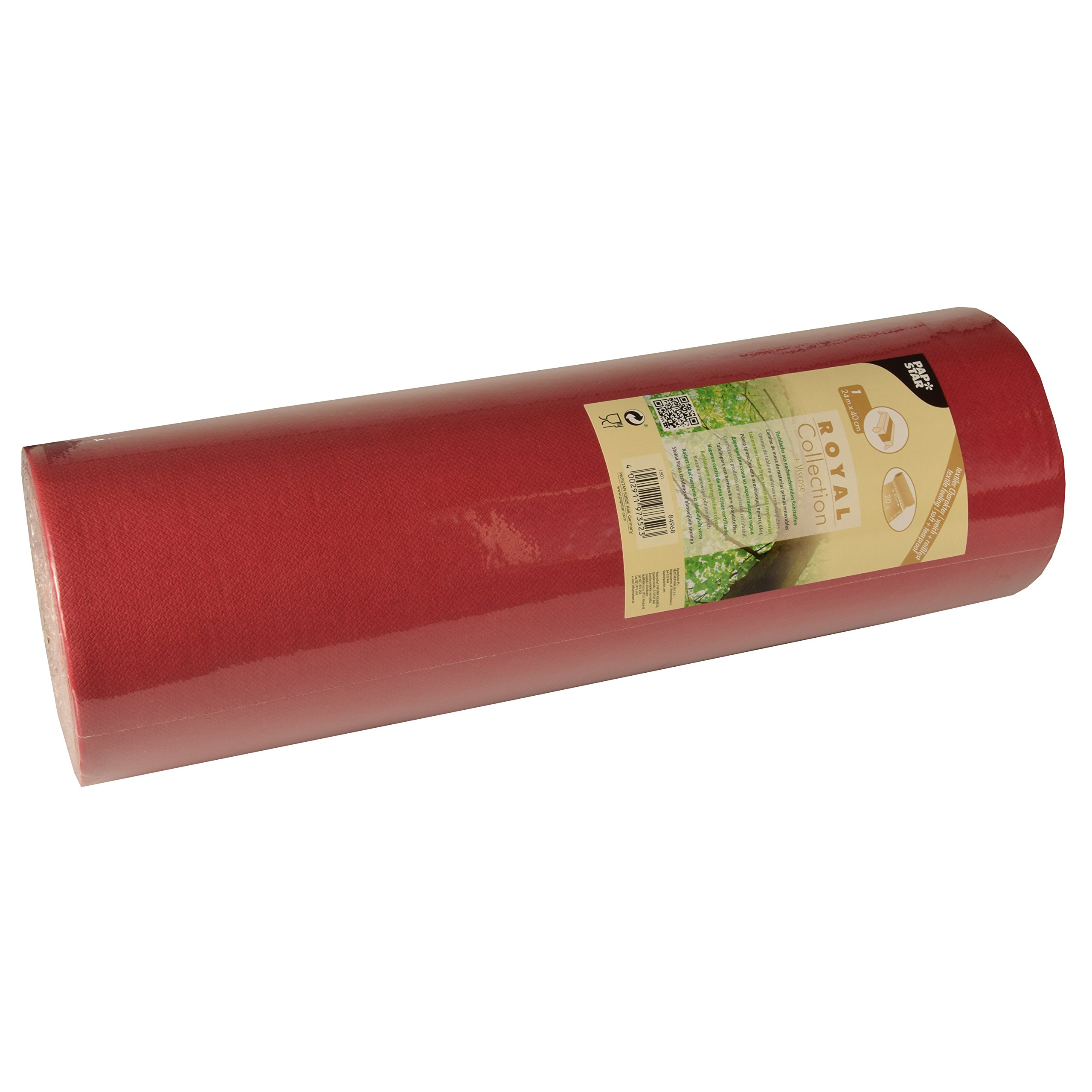 Papstar Table Runner, Bordeaux, 41 x 12.5 x 12.5 cm