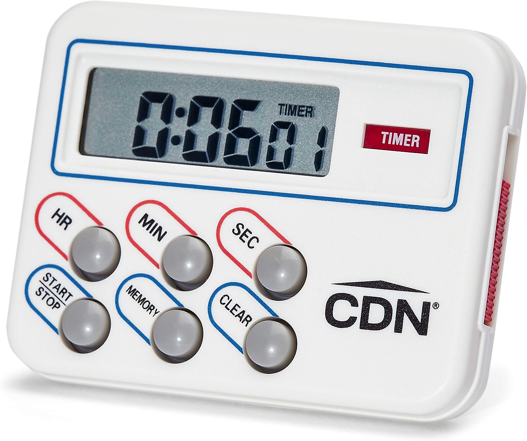 Digital Timer and Clock Memory Feature, 6.8 x 4.5 x 0.9 inches, Cream