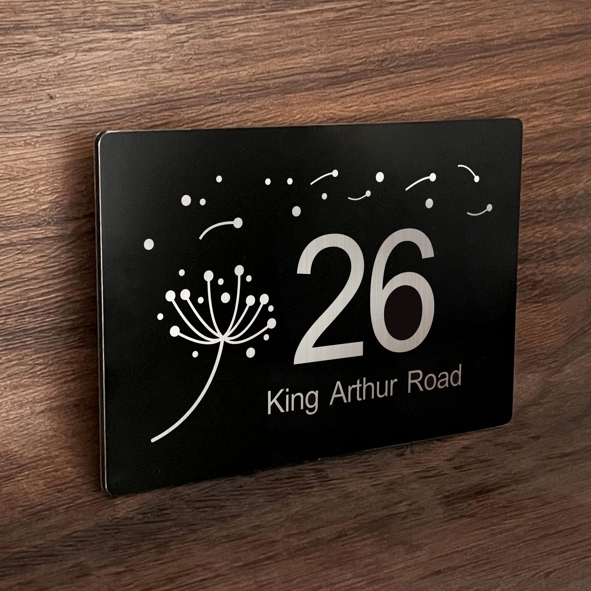House Numbers Plaques Personalised Door Number Plaques for Wall House Name Plaques for Outside Door Plaques (Design 5)