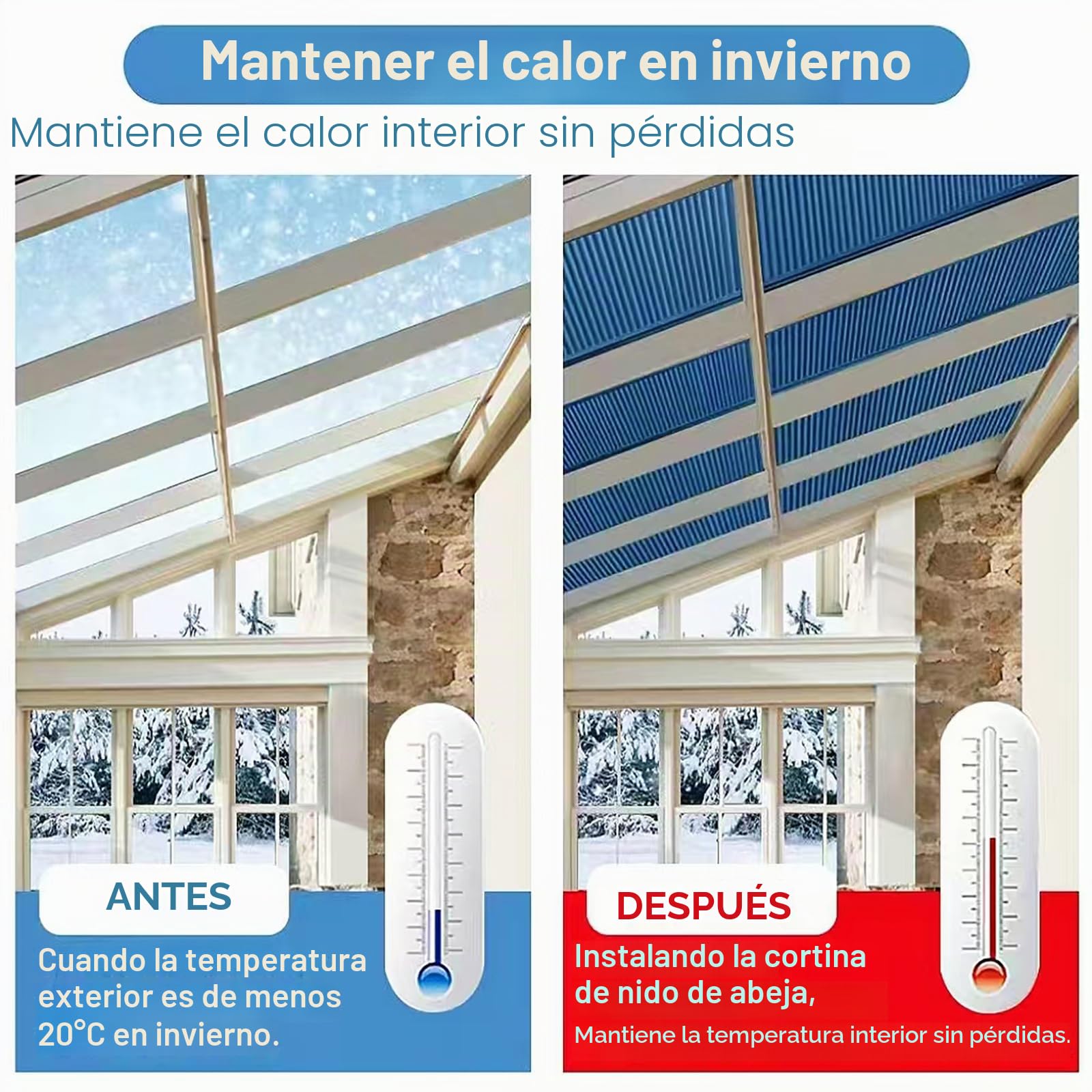 TIPIACE Persiana Motorizada (Cable/Recargable) de Panal para Claraboyas - Opaca Total, Impermeable, Medidas Personalizadas, para Techos Inclinados (Dark Grey 93021F)
