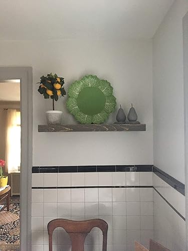 Miniatura 3 de Joel's Antiques - Repisa flotante de 8 pulgadas de profundidad x 2 pulgadas de grosor, repisa, hecha a mano en EE. UU., acabado mate transparente,