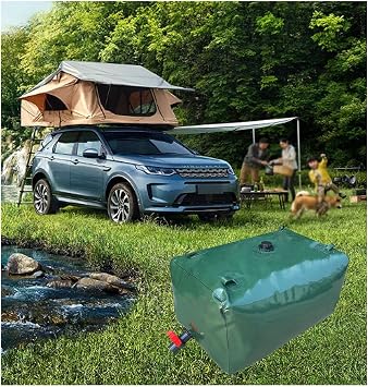 Foldable Large Capacity Water Storage Bag, Mobile Water Tank, Foldable Water Bag with On-Off Valve, Emergency Water Storage, Soft Drought Resistant Water Bag Size 2*2*1m/4000L/1056gallon
