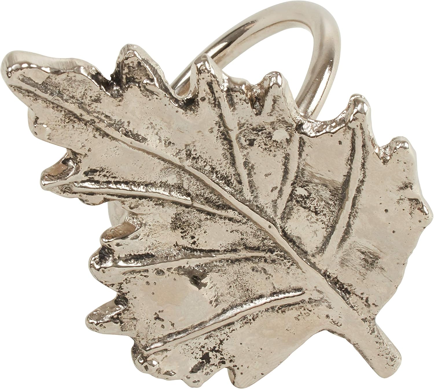 Leaf Design Napkin Rings (Set of 4)
