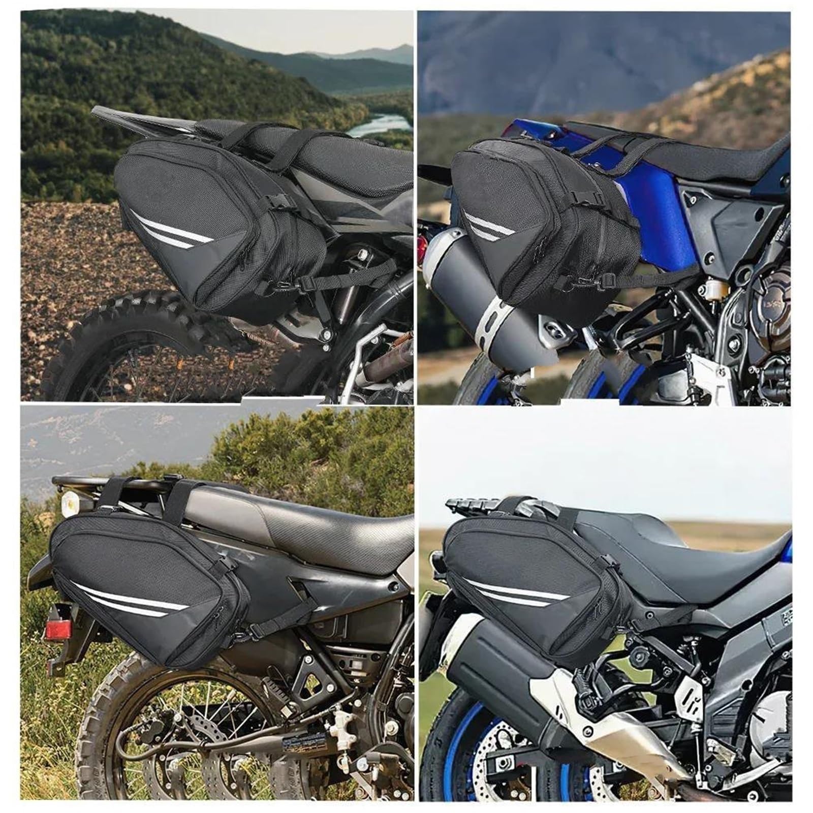 Borsa Porta Attrezzi Impermeabile Sella Laterale Per Accessori Moto Per Kawasaki Per KLR650