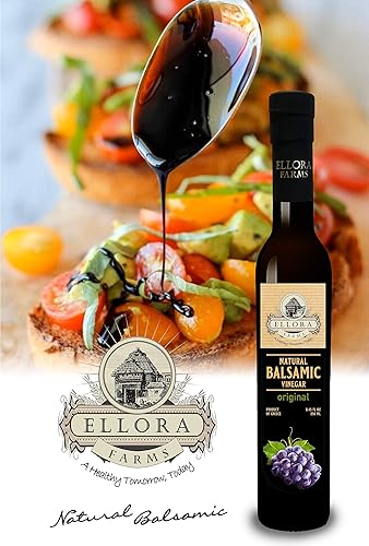 Miniatura 6 de Ellora Farms, Paquete combinado de crema de vinagre balsámico con infusión de granada, granada, frambuesa, totalmente natural, sin aditivos,