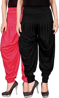 Women's Lycra Dhoti Pants Combo Pack of 2 CTD2_B_$P$_1 Freesize