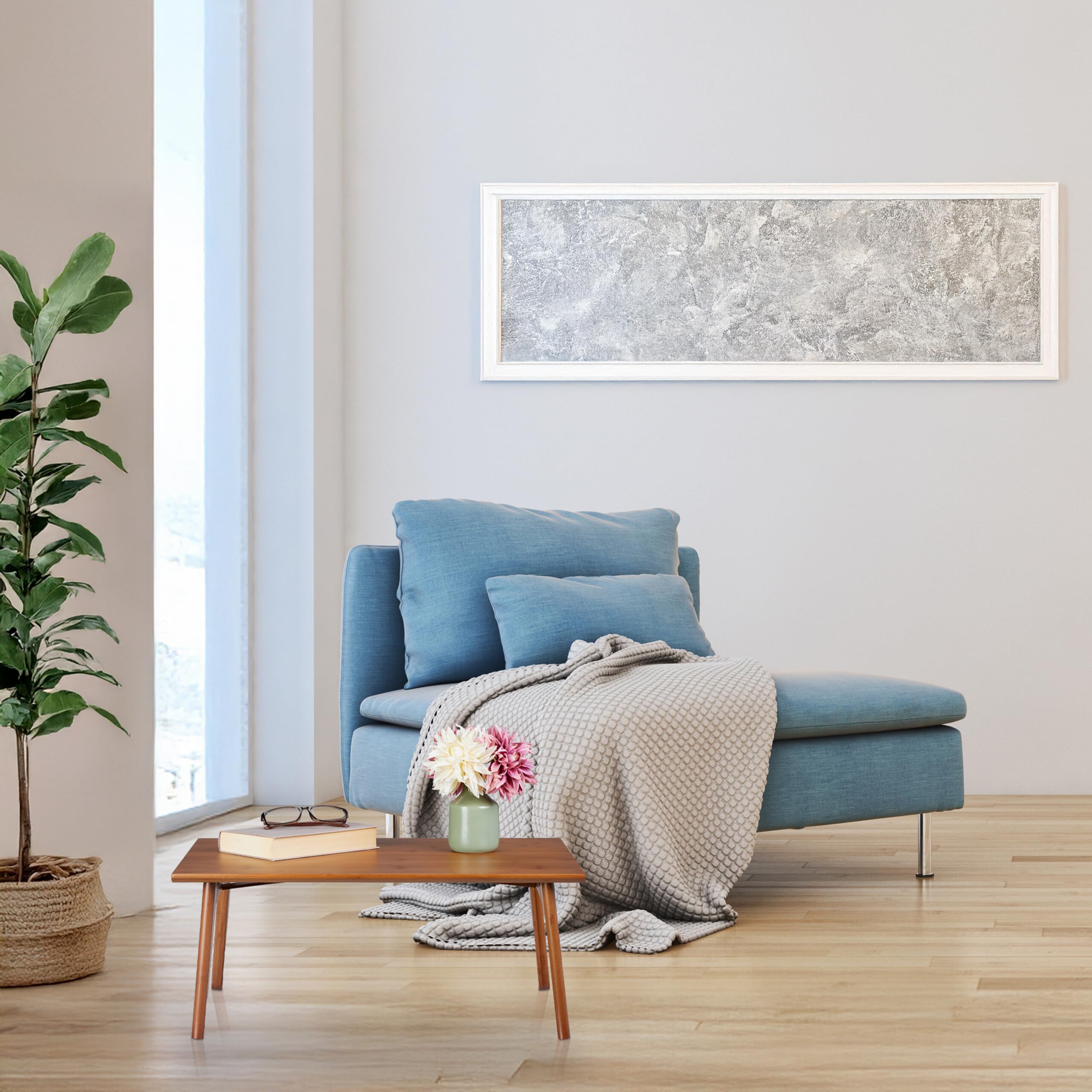 Relaxdays Stolik kawowy, składany, wygląd orzecha włoskiego, wys. x szer. x gł.: 25 x 60 x 40 cm, bambus, niski stolik pomocniczy, salon, brązowy