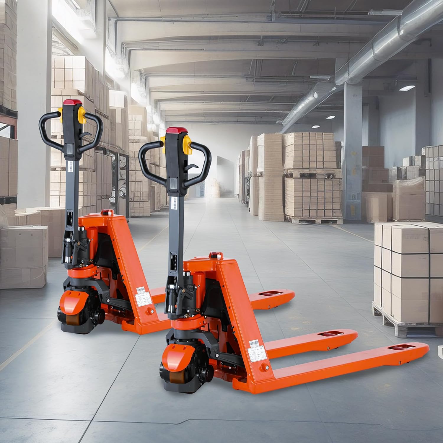 Amazon.com: Electric Pallet Jack Powered Pallet Trucks 3300LBS, 48 * 27 ...