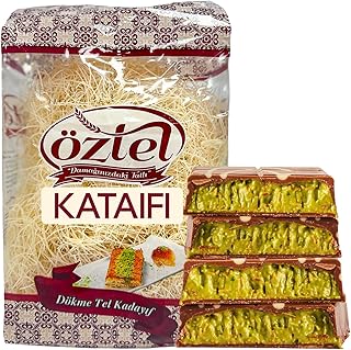 Kataifi for Dubai Chocolate,(14.4 oz - 0.9 lb) oz Dried & Chopped Shredded Phyllo Dough, Natural Kataifi Shredded Fillo Dough