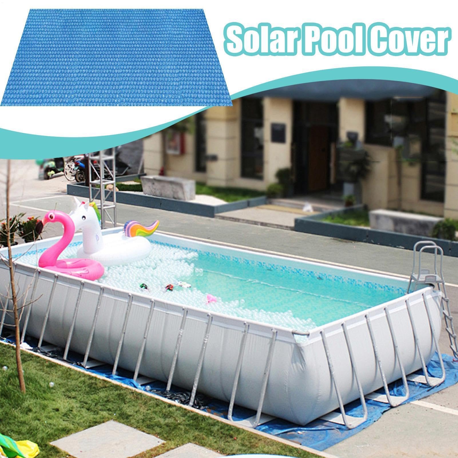 Copertura Piscina Rotonda Telo Solare Termico Pieghevole