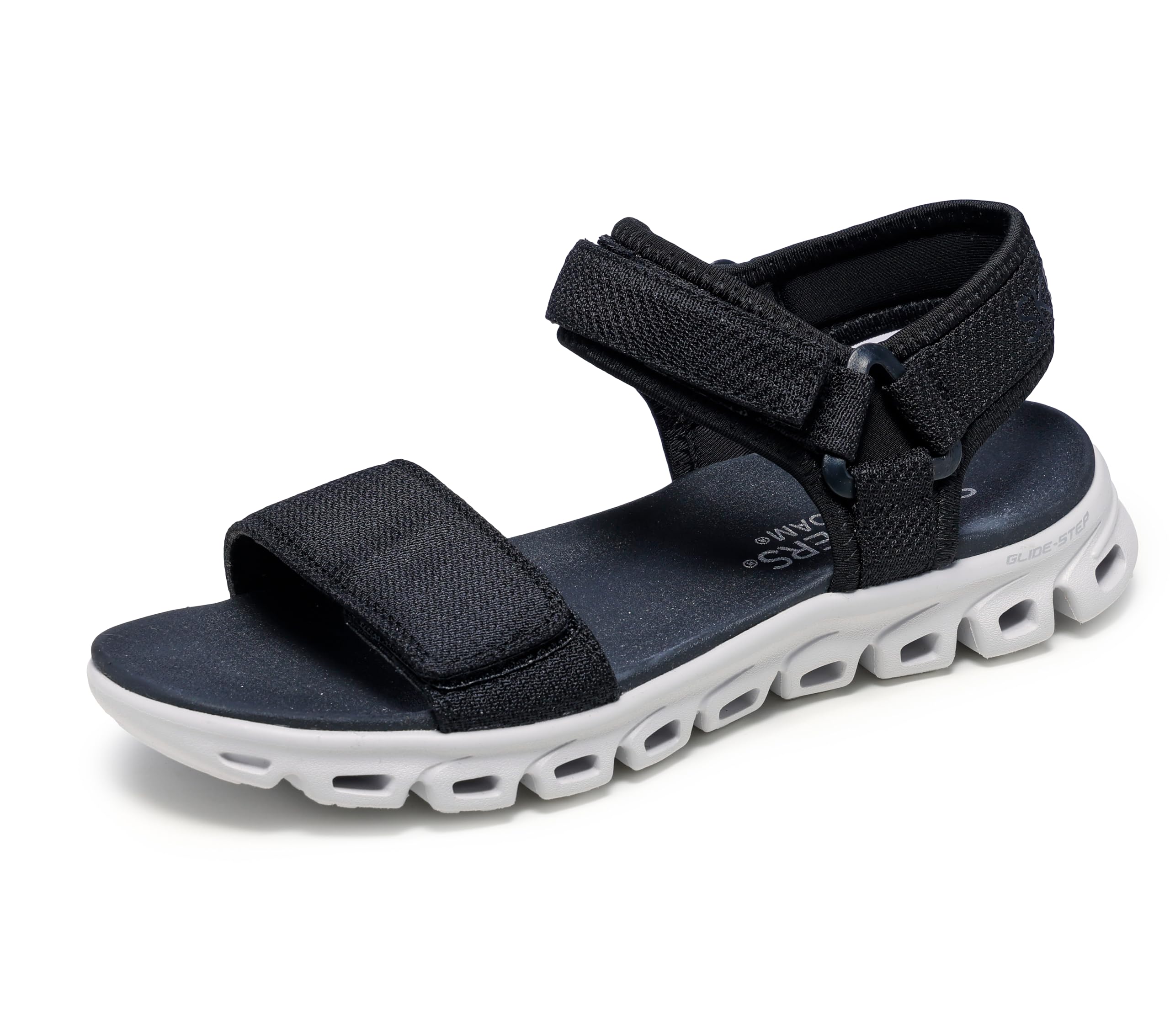 Sandalias deportivas Skechers con suela Glide-step de amortiguación dinámica para mujer 7