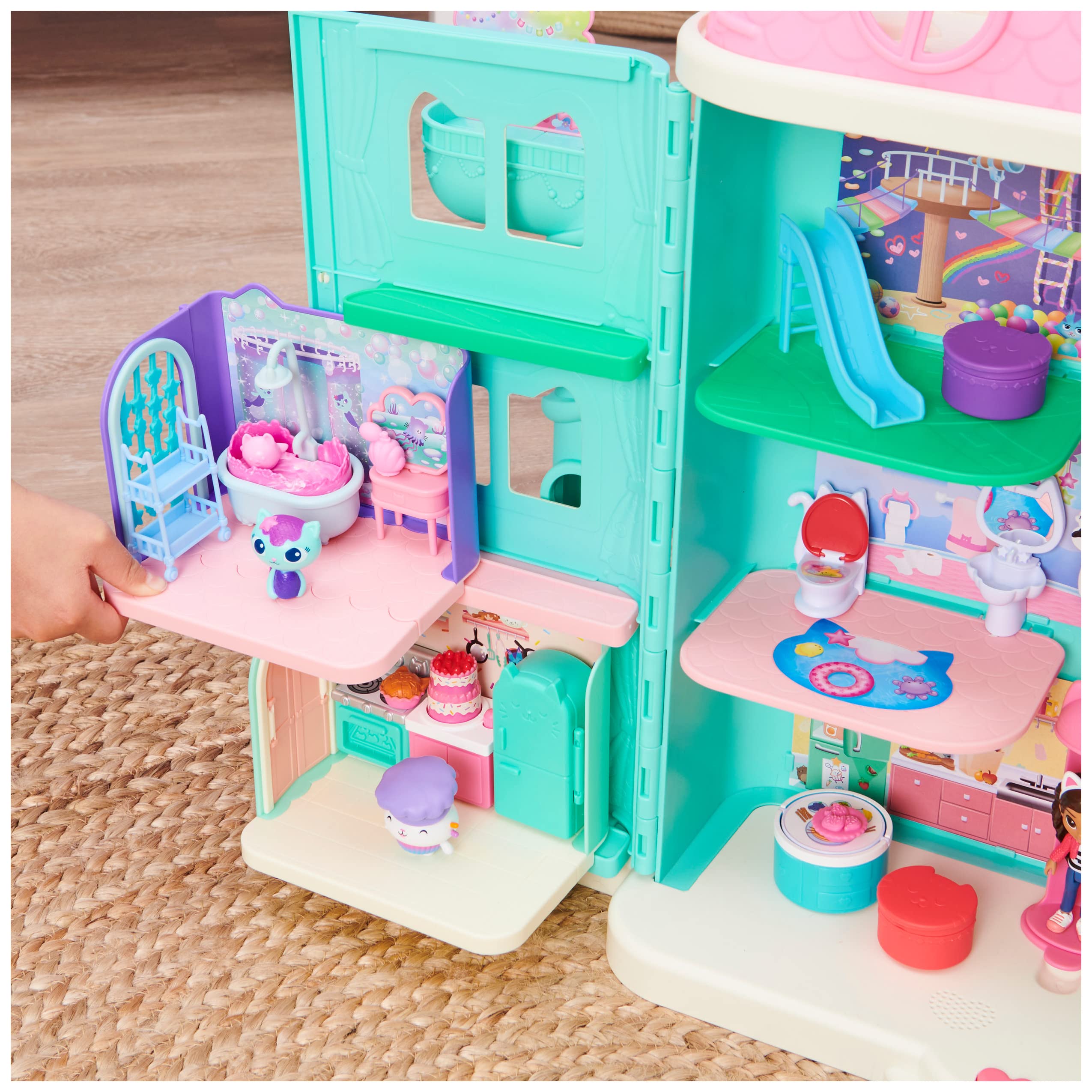 La Casas de Muñecas de Gabby - El Baño de Siregata de Gabby's Dollhouse con 1 Figura, 3 Accesorios, 2 Caja Sorpresa y 3 Muebles - Juguetes Niñas 3 años + — view 6