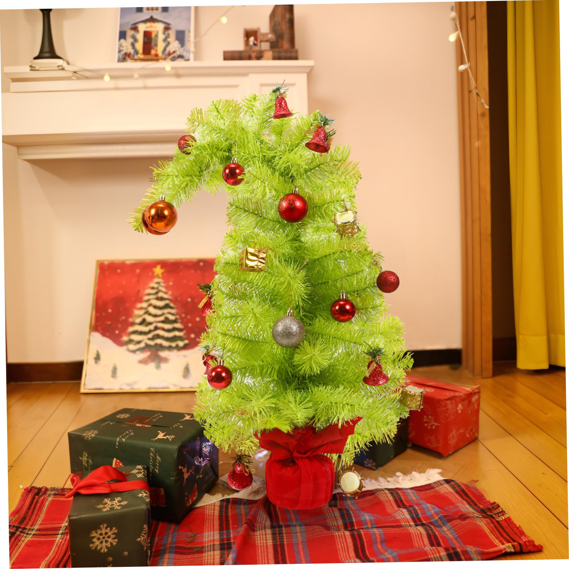 Addobbo Albero Di Natale Ramo Artificiale Mani Del Grinch 71cm - Varzi il Natale dal 1956
