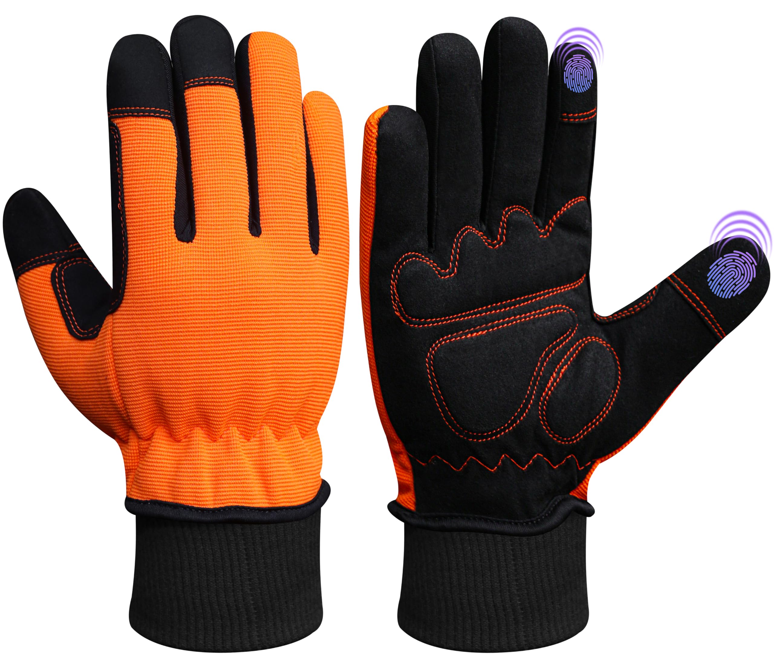 Guantes de invierno impermeables para hombres y mujeres, cálidos, térmicos, 3M Thinsulate, -28.9 °C, resistentes al viento, guantes de esquí con pantalla táctil, guantes de forro térmico