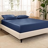 Vista 93 de Bare Home 100% Organic Cotton Sateen Fitted Sheet - Smooth Sateen Weave - Breathable & Cooling - Hotel Luxury - Durable Fitted Sheet - Deep Pocket