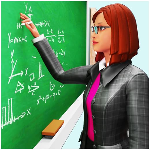 High School Life Simulator Game - Virtual School Teacher Girls Simulator