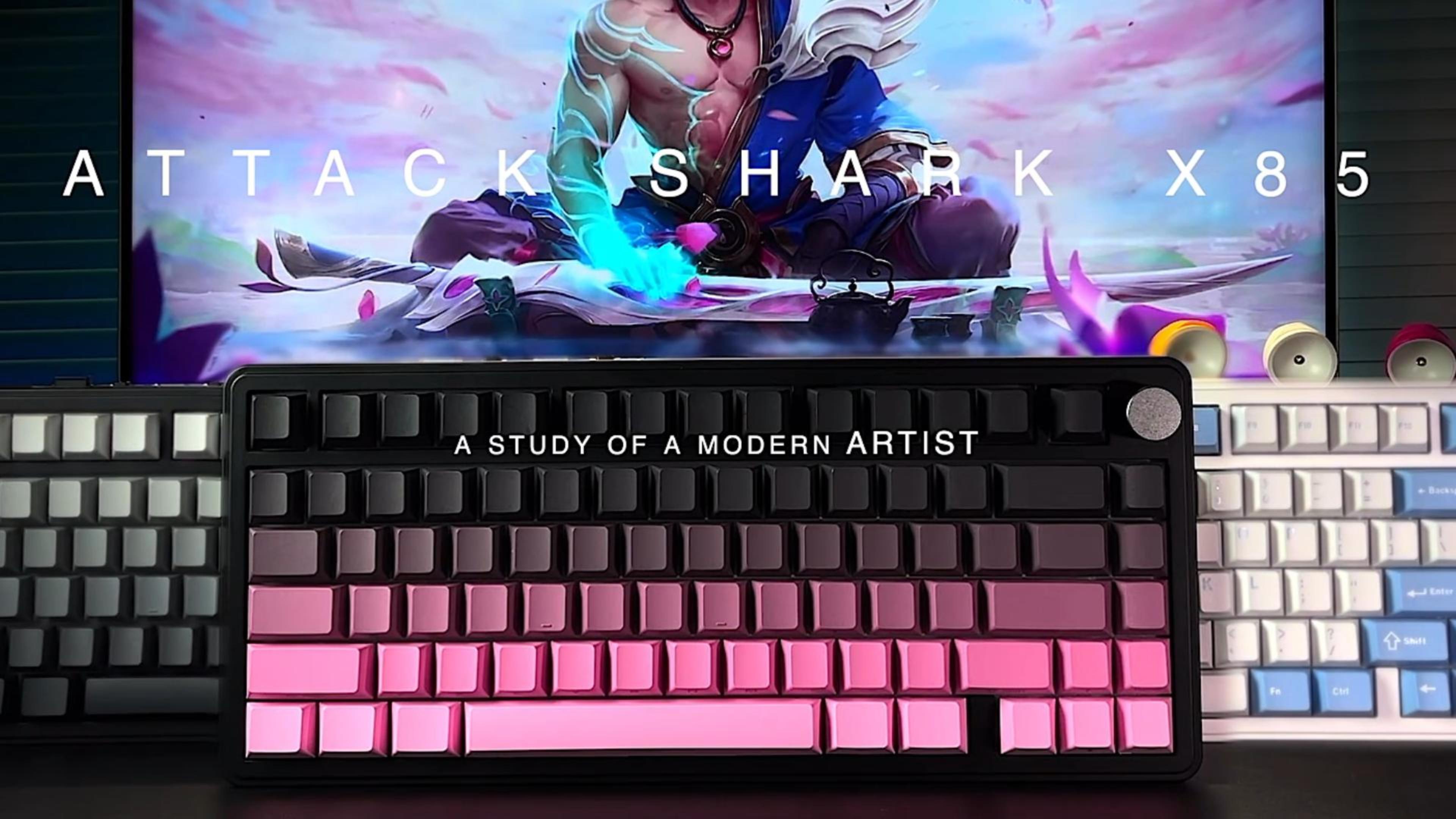 Amazon | ATTACK SHARK x AJAZZ X85 ゲーミングキーボード メカニカル