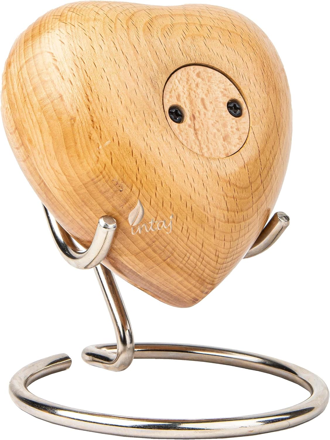 Outright Wooden Rose Hand Carved Cremation Urn for Ashes, Wooden Keepsake Urn for Human Ashes - Mini Urns for Dogs, Urn for Cats. (Carved Rose, Medium 4"x4"x2")