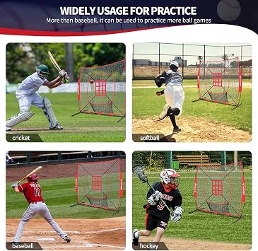 BAGAIL 7x7 ft Baseball Softball Practice Net