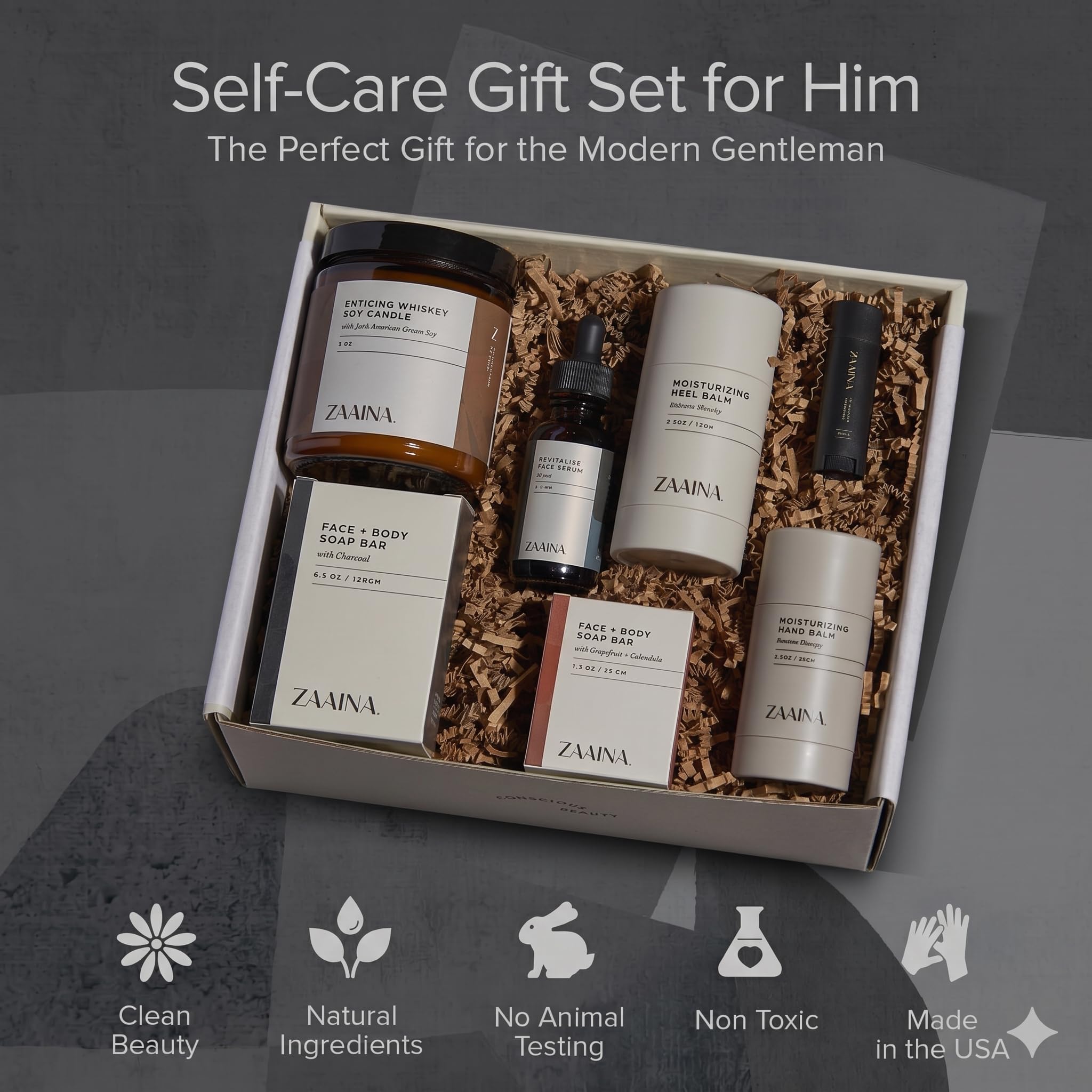 Amazon.com: ZAAINA Men's Self Care Package - Father's Day Gifts