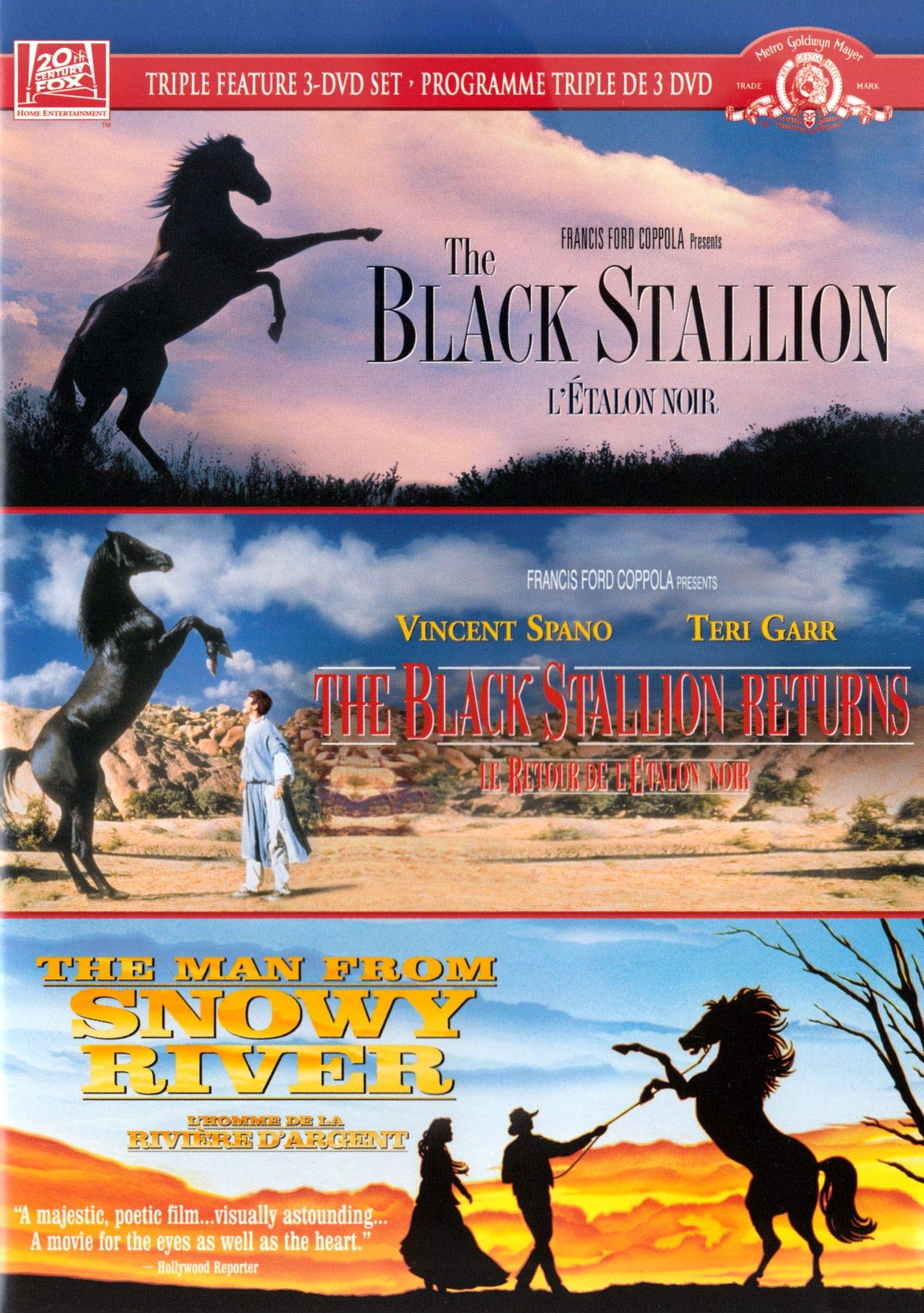 The Black Stallion / The Black Stallion Returns / The Man from Snowy River (Triple Feature)