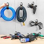Extension Cord Organizer and Hanger (6-Pack), Trilancer Hook-and-Loop Storage Straps with Triangular Buckle to Hang on Walls for Cables, Wires, Rope, Hoses, Organization for Home, Garage or Workshop