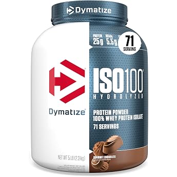 ISO-100 100% Hydrolyzed Whey Protein Isolate, Chocolate, 8.9 oz (2,275 g), International Direct Shipping