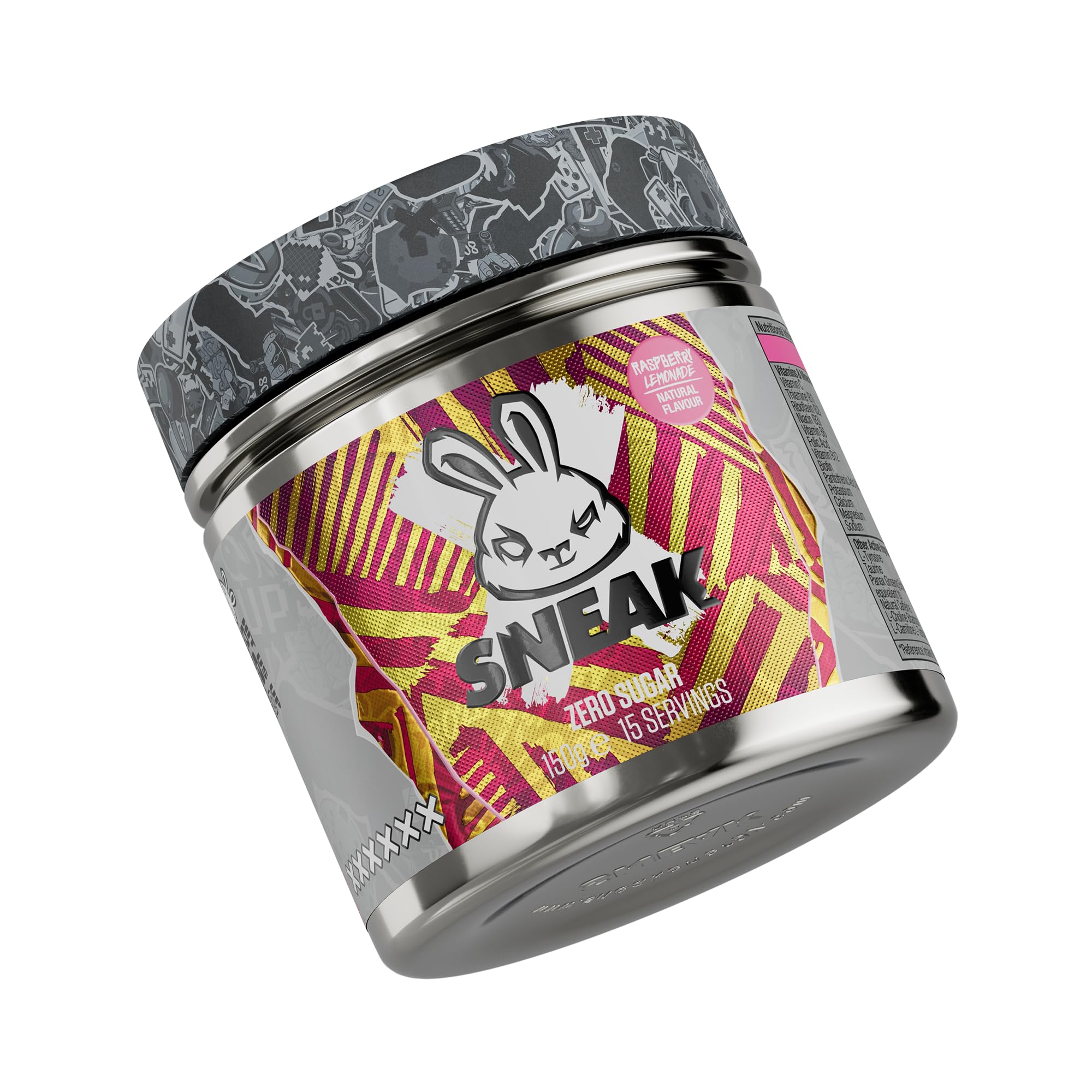 Sponsored Ad – Raspberry Lemonade | Zero Sugar, Low-Calorie Energy Drink for Sustained Concentration & Focus | 15 Servings