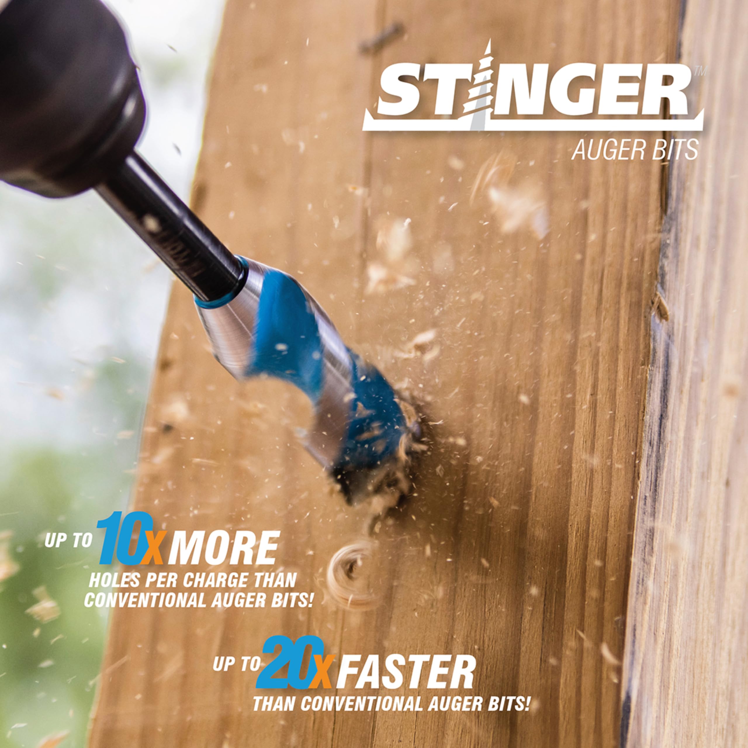 Spyder Stinger 3-częściowy zestaw wierteł świder do drewna (1/2, 3/4, 1 cm)