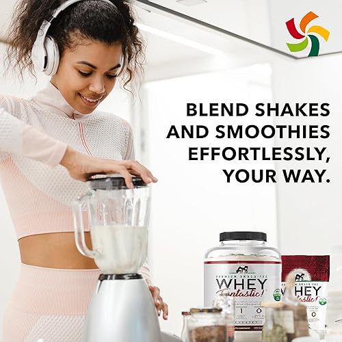 Miniatura 5 de Whey Fantastic - Sin sabor - Polvo de proteína de suero de leche 100% natural alimentado con pasto - Mezcla única de 3 suero de leche, aislado de
