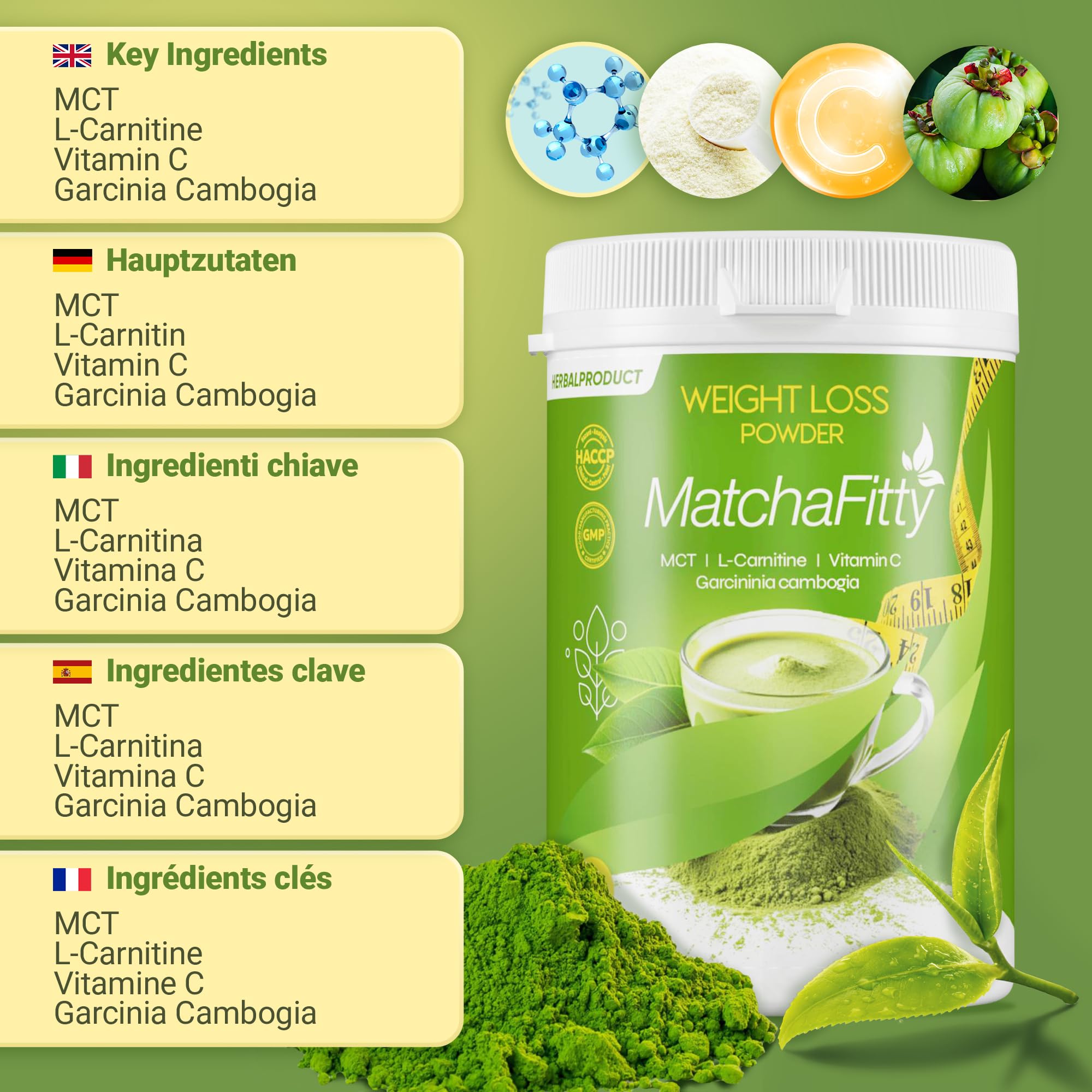 MatchaFitty 120 gram