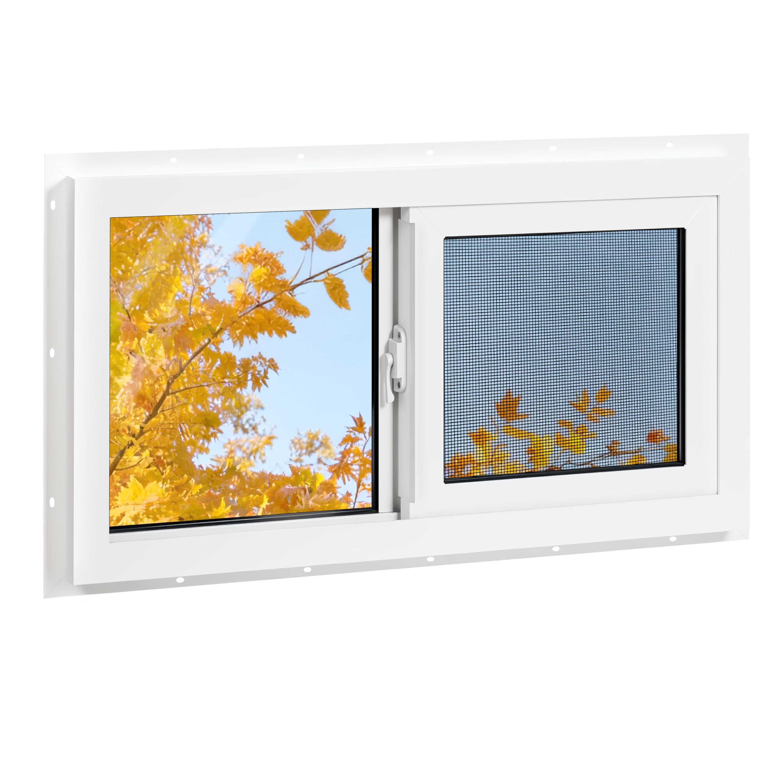 Vinyl Basement 32x18 Sliding Window