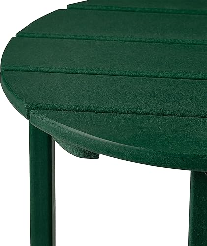 Vista 338 de WestinTrends Dylan Adirondack - Mesa auxiliar redonda para exteriores, color negro