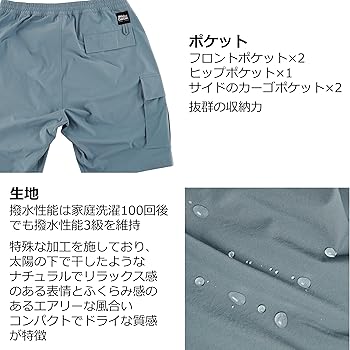 【美品】GERUGAゲルガ　ペインターショートパンツ　青灰　W28 日本製 ゲルガGERUGAペインターショートパンツハーフパンツショーツ