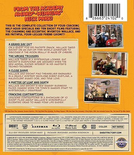 Vista 3 de Wallace & Gromit The Complete Cracking Collection Blu-ray