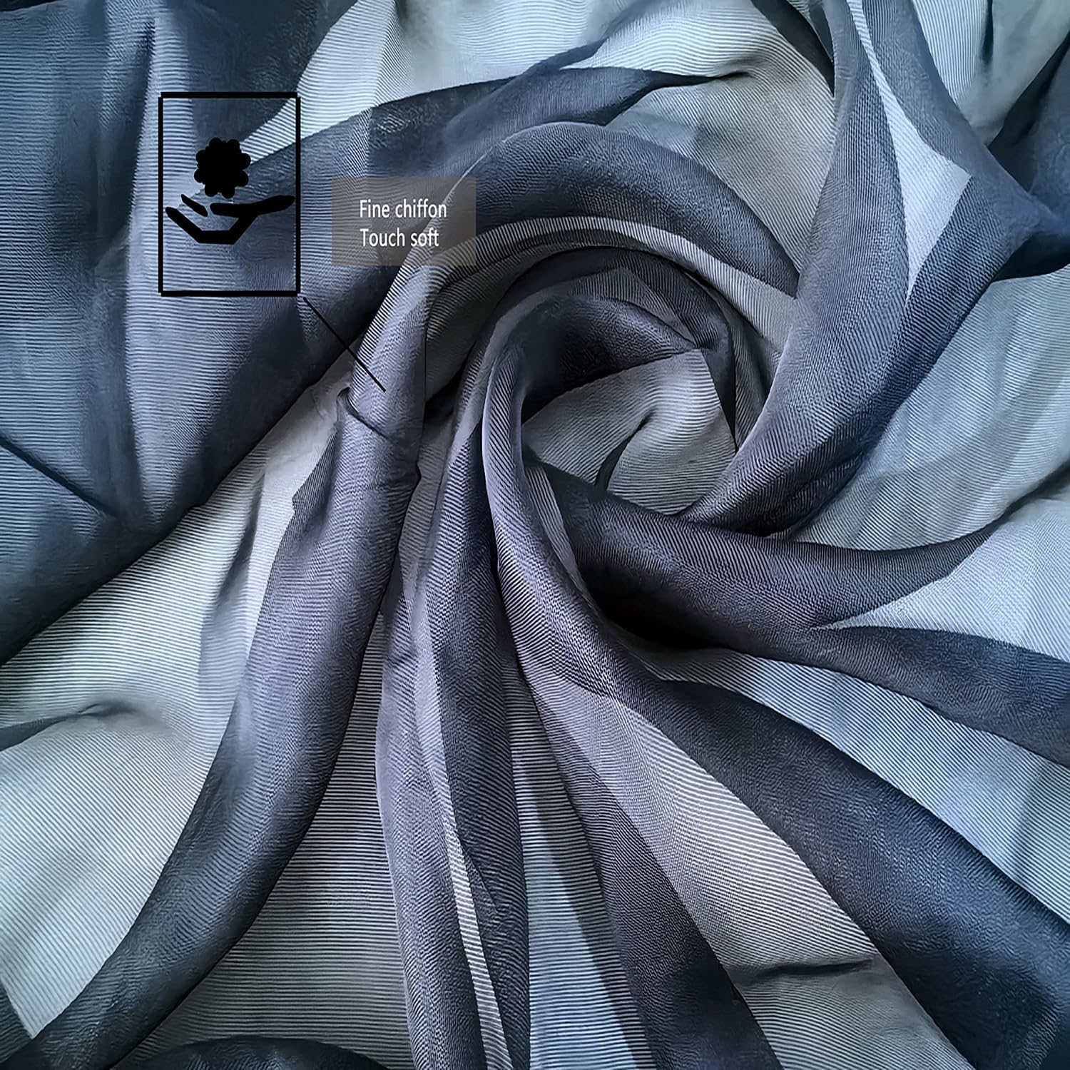 Pleated Black Canopy Bed Curtains for Top of Bed，Romantic Princess Sheer Canopy Bed Curtains，Canopy Bed Scarf for Girls(Queen,Black)