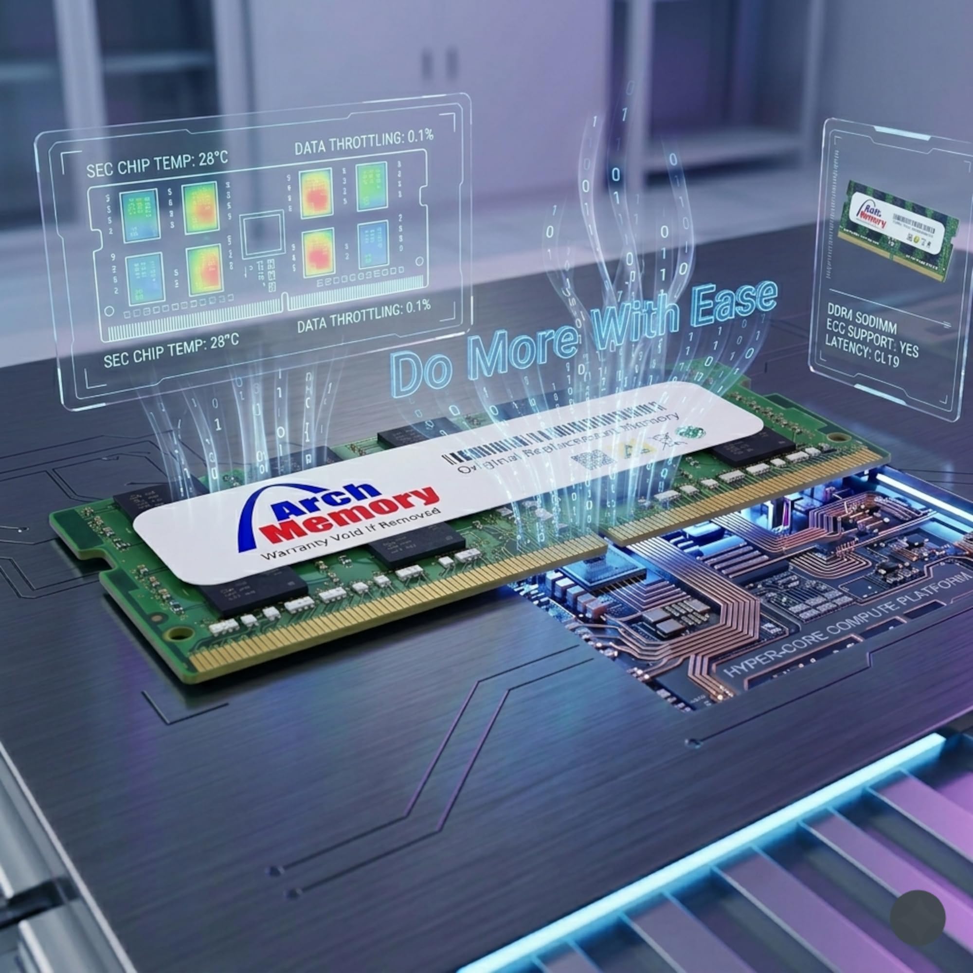 32GB DDR4 2400 SO-DIMM メモリー Arch Memory 32GB 260-Pin DDR4 2400 MHz (PC4-2400T) SODIMM Memory