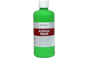 Handy Art Student Acrylic Paint 16 Ounce In Eye-Catching Fluorescent Green
