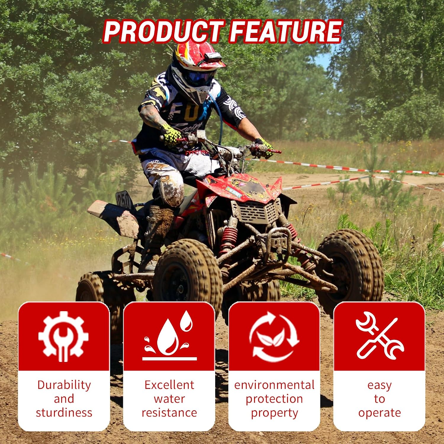 15mm Carburetor Carb Upgrade Kit Air Filter Manifold Inatake Pipe Inlet Alloy Stack FOR 2 Stroke 33cc 43cc 47cc 49cc 50cc 52cc Standup Gas Scooter ATV Quad Pocket Bike XG-550 BladeZ Moby X （Red）