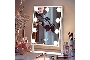 Fenair Hollywood Vanity Makeup Mirror with Lights and 10X Magnification