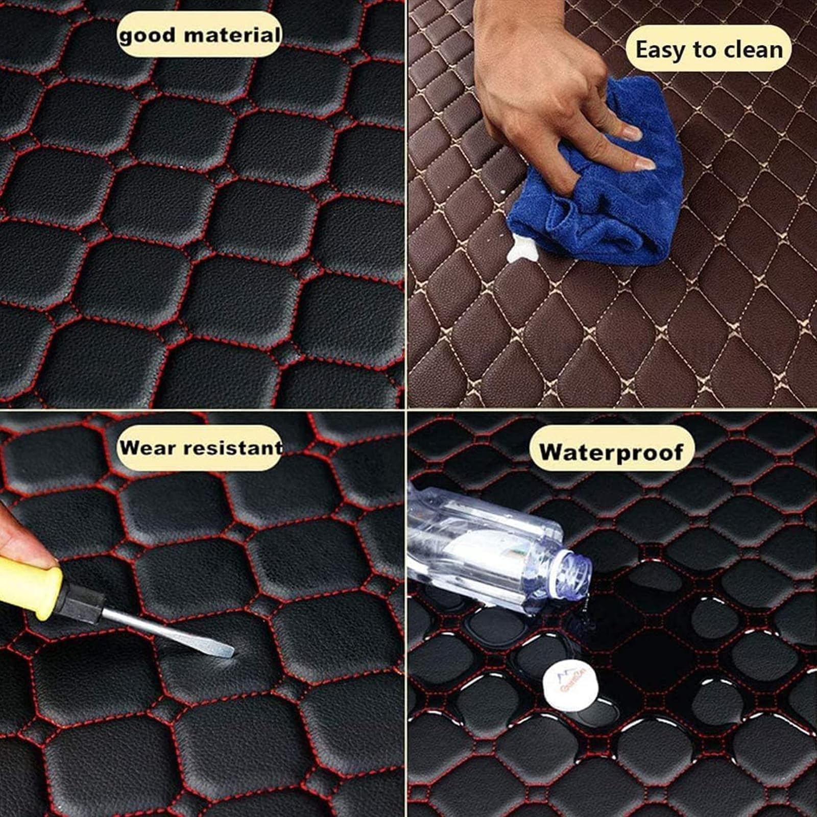 Tapis De Coffre Sur Mesure Pour Mercedes-Benz CLA Coupé C118 (2019-2024) - Imperméable, Antidérapant, Protection Complète