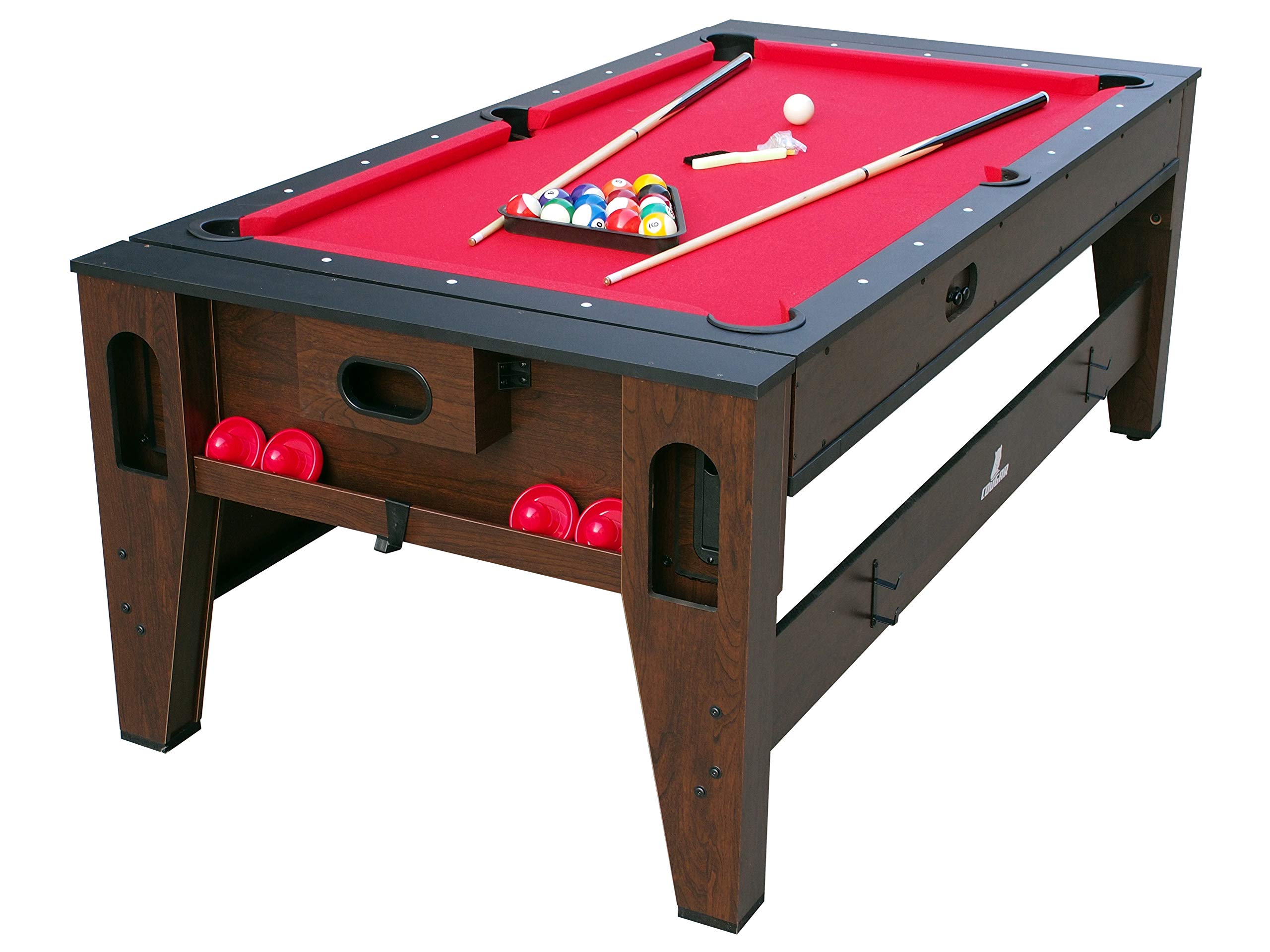 Cougar Offside Football Table In Black | Foosball Table Incl. 2 Balls And Score Counter | Indoor Soccer Game For Children & Adults | 49x24x31 Inch - View #9
