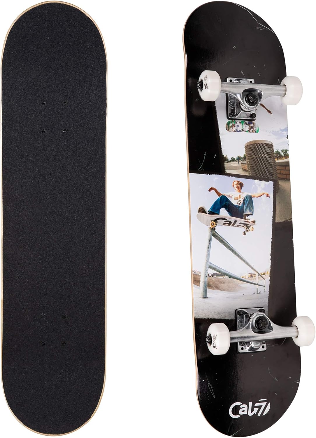 Cal 7 Complete Standard Skateboard 7.5-8-Inch Deck
